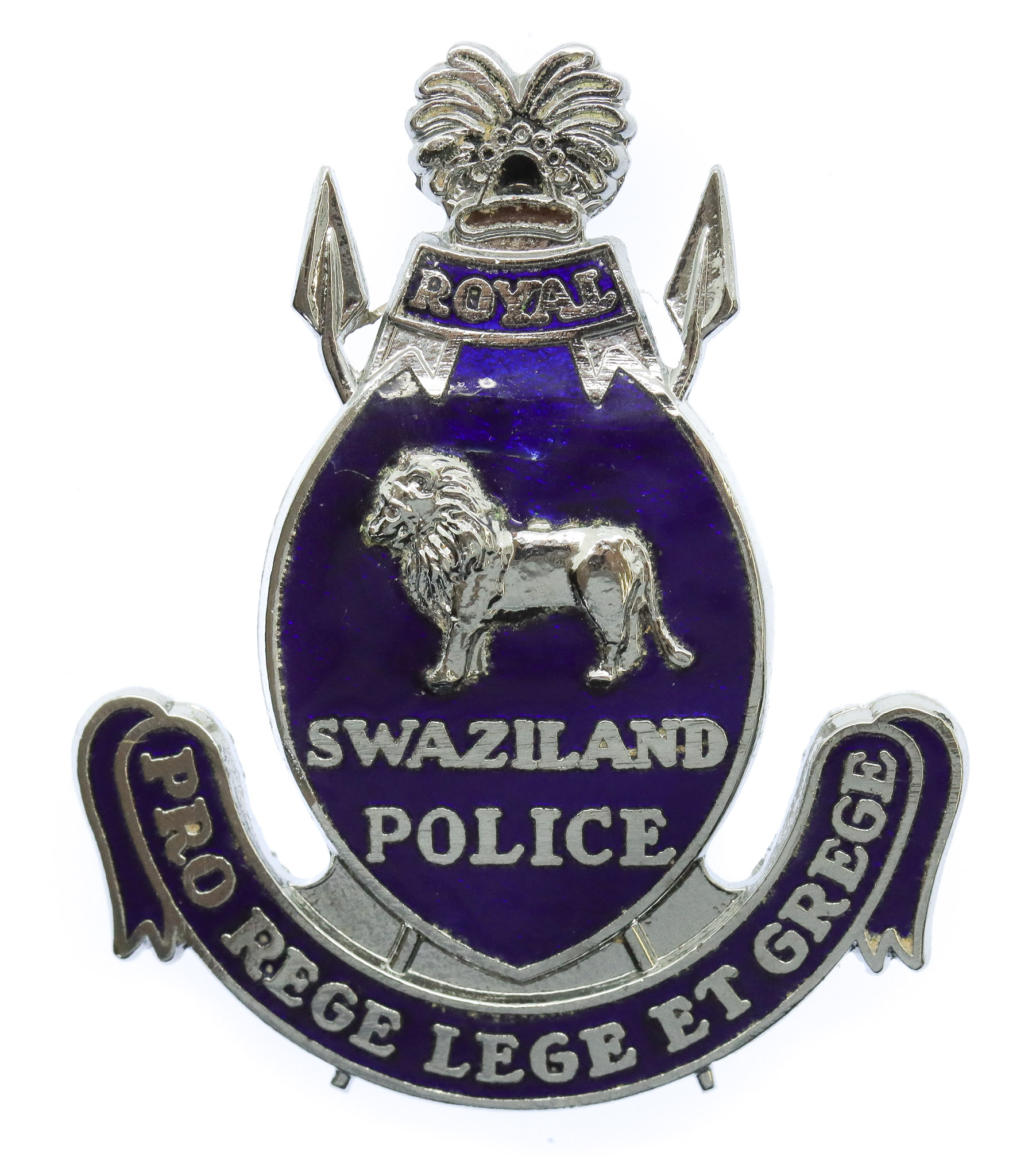 Swaziland Police Enamelled Cap Badge