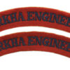 Pair of Gurkha Engineers (GURKHA ENGINEERS) Cloth Shoulder Titles