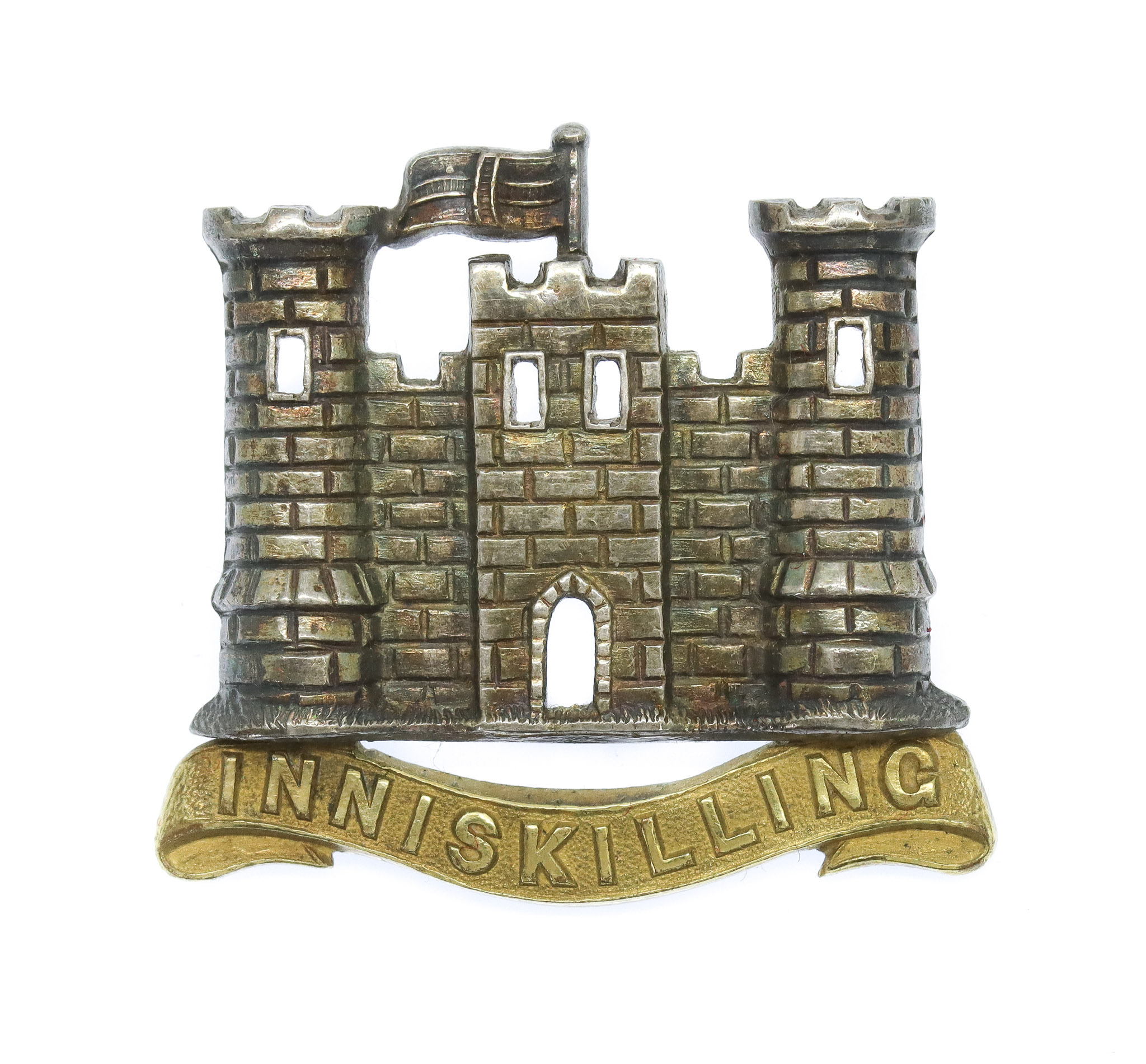 6th (Inniskilling) Dragoons Officer's Collar Badge