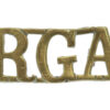 Royal Garrison Artillery (R.G.A.) Shoulder Title