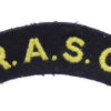 Royal Army Service Corps (R.A.S.C.) Cloth Shoulder Title
