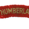 Royal Northumberland Fusiliers (R.NORTHUMBERLAND FUS.) Cloth Shoulder Title 