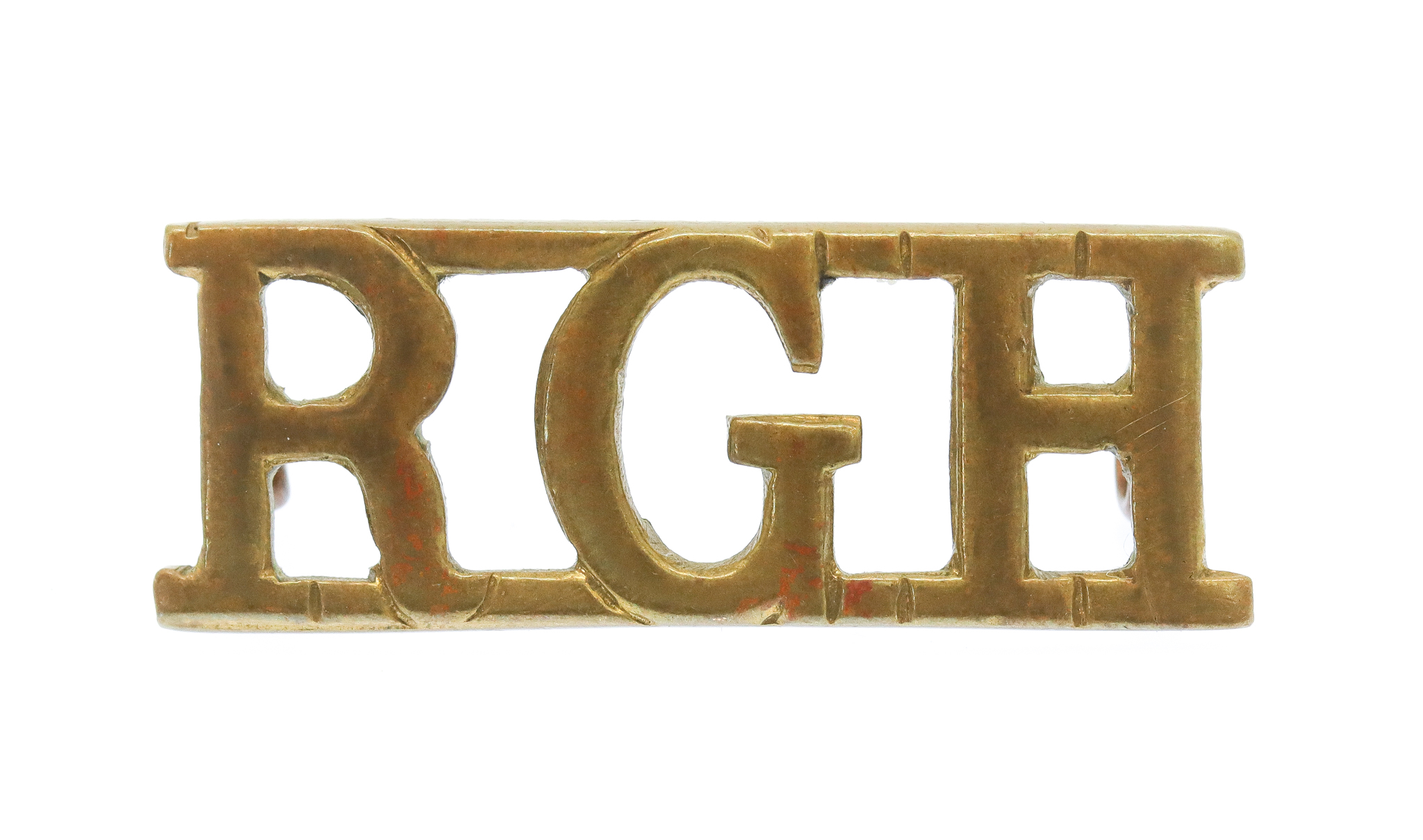 Royal Gloucestershire Hussars (R.G.H.) Shoulder Title