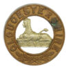 Gloucestershire Regiment Bi-metal Helmet Plate Centre