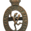 Royal Corps of Signals Officer's Service Dress Cap Badge - King's Crown