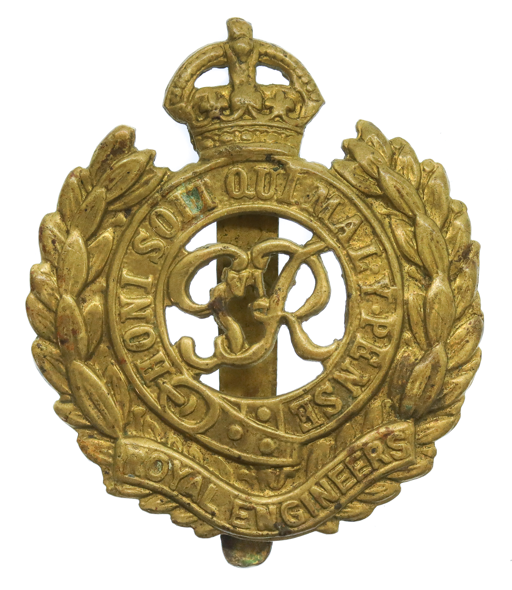 George VI Royal Engineers Cap Badge