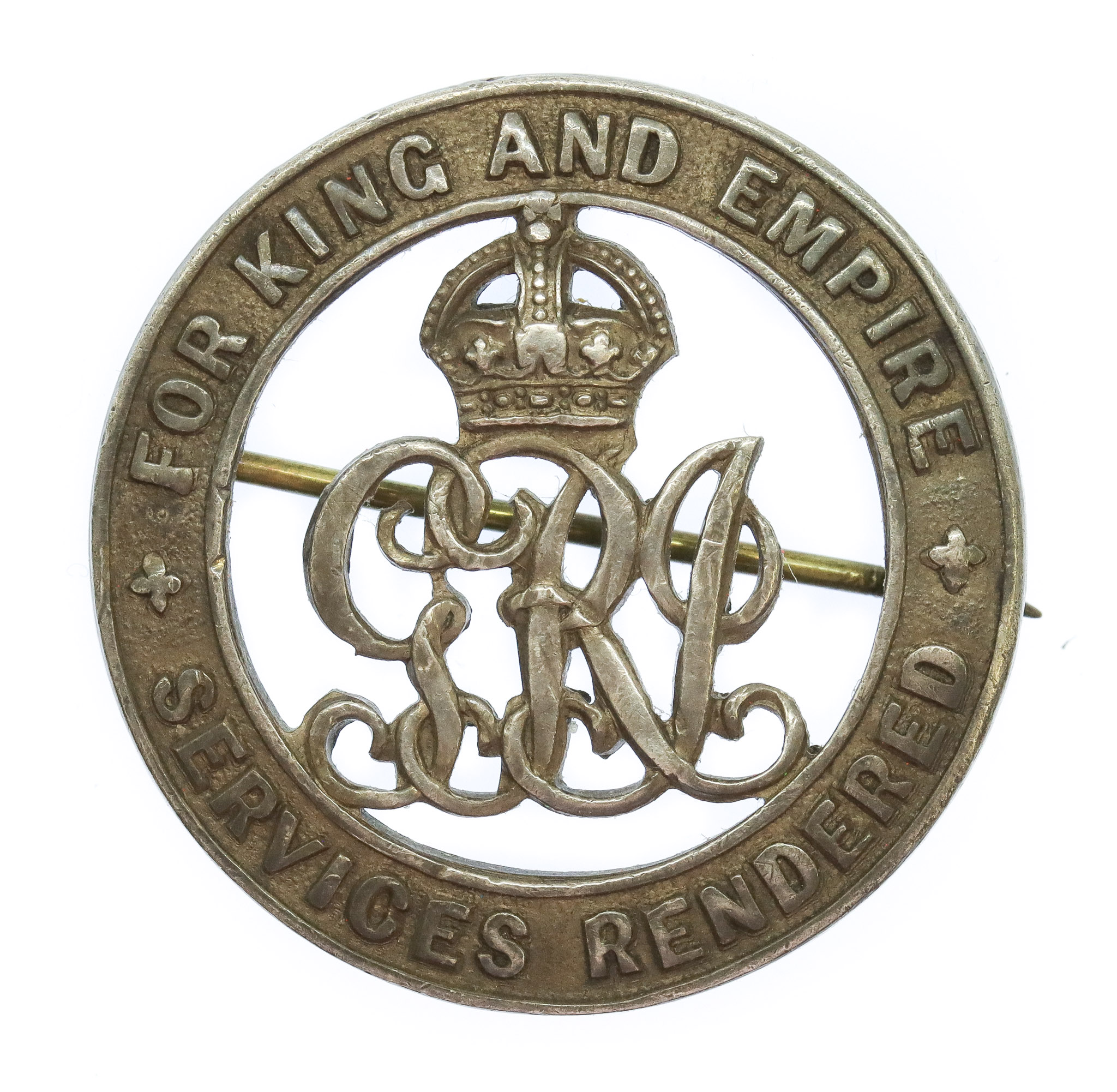 WW1 Silver War Badge (No. 9268) - Dvr. H. Adams, Royal Field Artillery