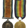 WW1 British War & Victory Medal Pair - Cpl. W. Laurence, King's Royal Rifle Corps