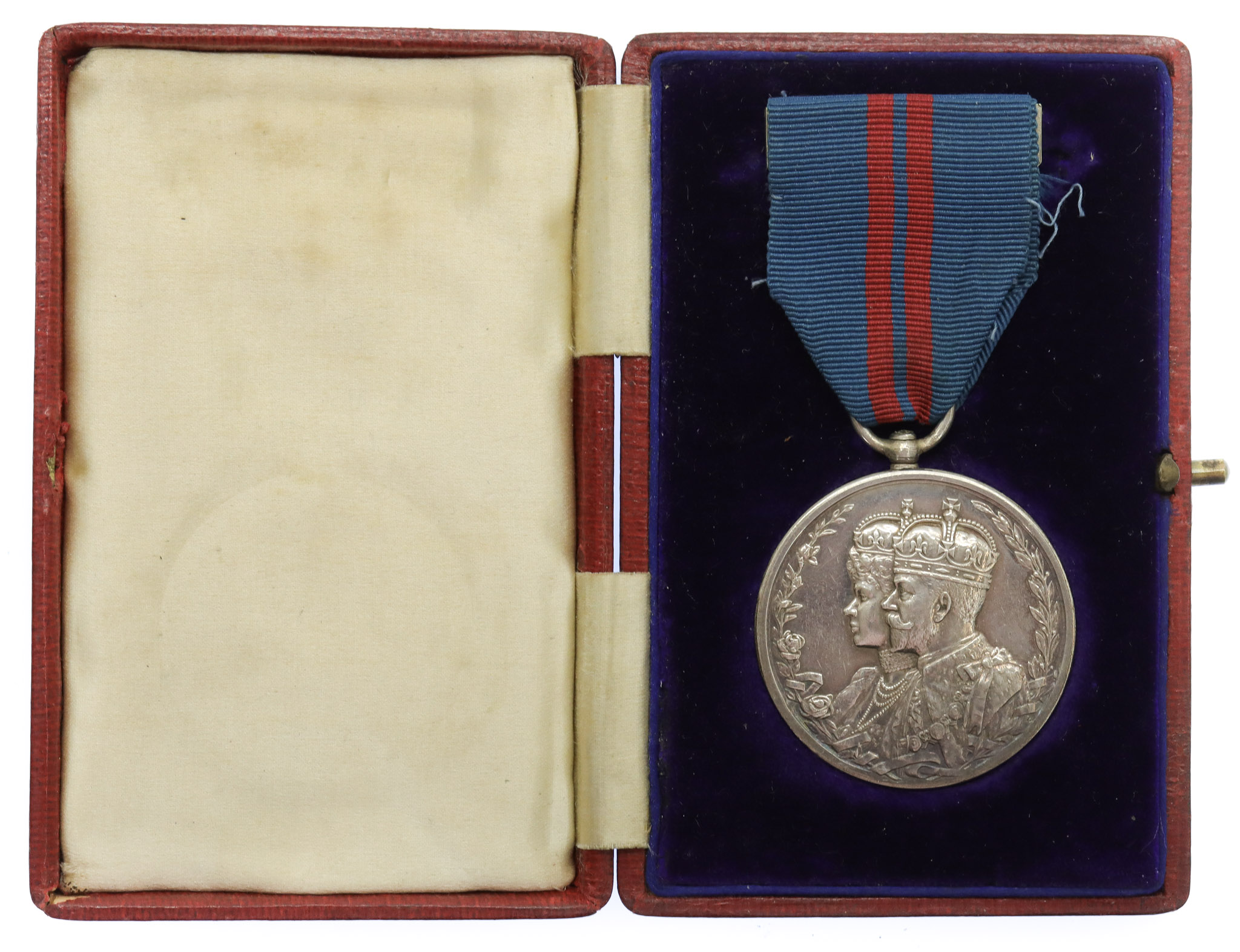 Delhi Durbar Medal 1911 in Box - Bdr. C.H. Berry, 77th Bty. R.F.A. India