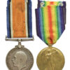 WW1 British War & Victory Medal Pair - Pte. T. Batten, Oxfordshire & Buckinghamshire Light Infantry