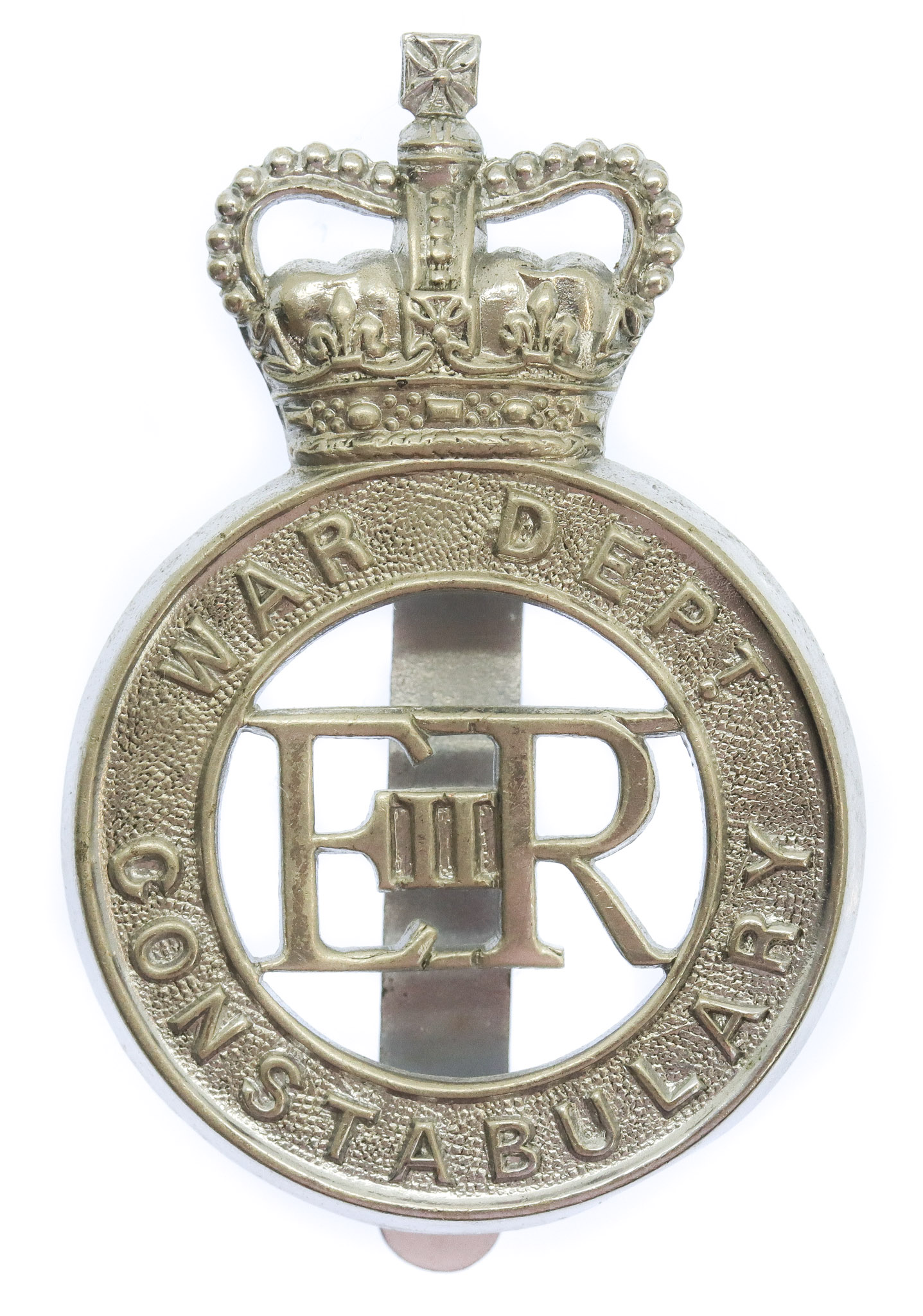 War Department Constabulary Cap Badge - Queen's Crown