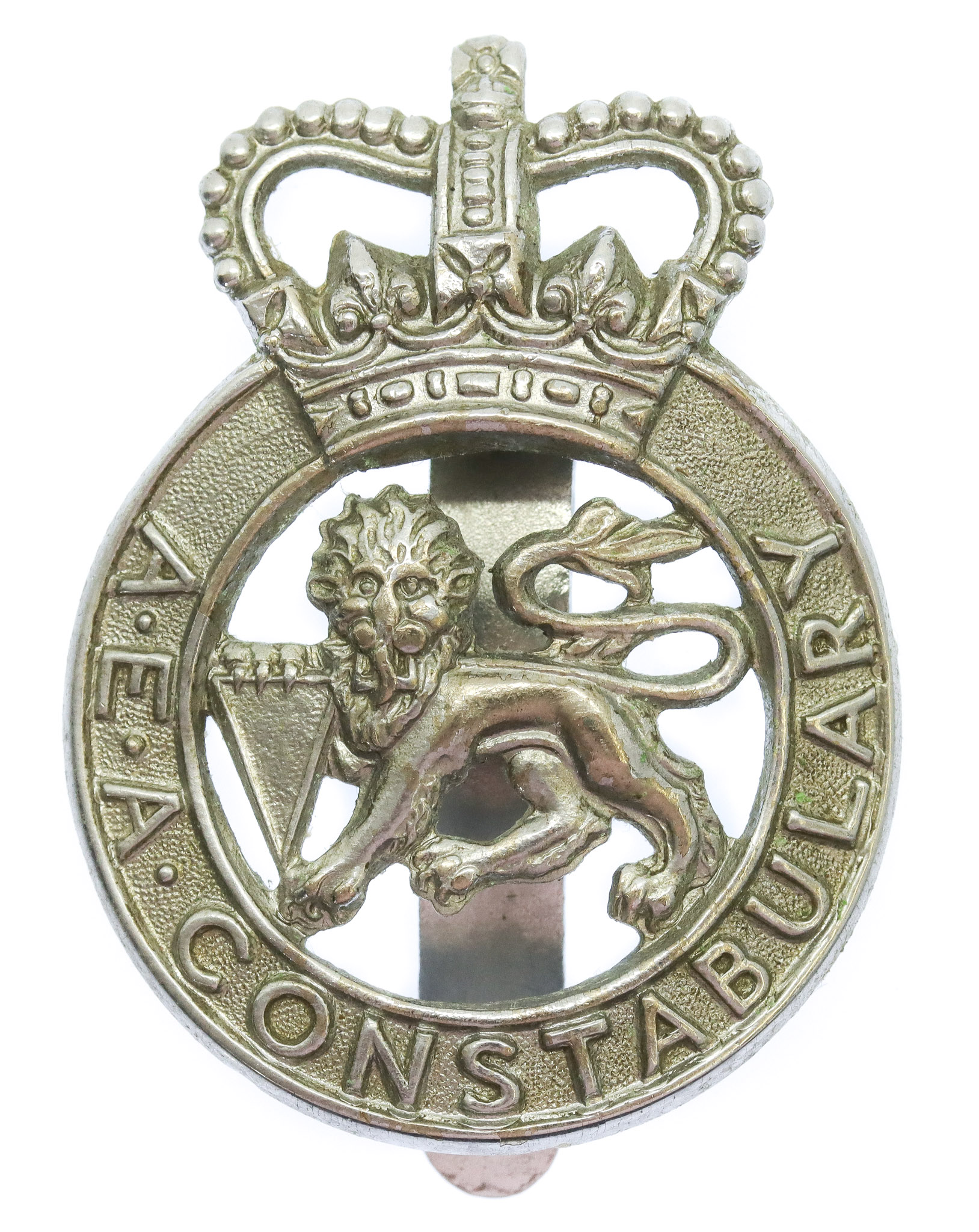 United Kingdom Atomic Energy Authority (U.K.A.E.A.) Constabulary Cap Badge - Queen's Crown