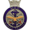 Ministry of Defence (M.O.D.) Guard Service Enamelled Cap Badge - Queen's Crown