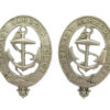 Pair of Belfast Harbour Police Collar Badges 
