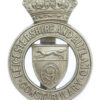 Scarce Leicestershire and Rutland Constabulary Cap Badge - King's Crown