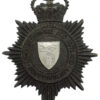 Leicestershire and Rutland Constabulary Night Helmet Plate - Queen's Crown