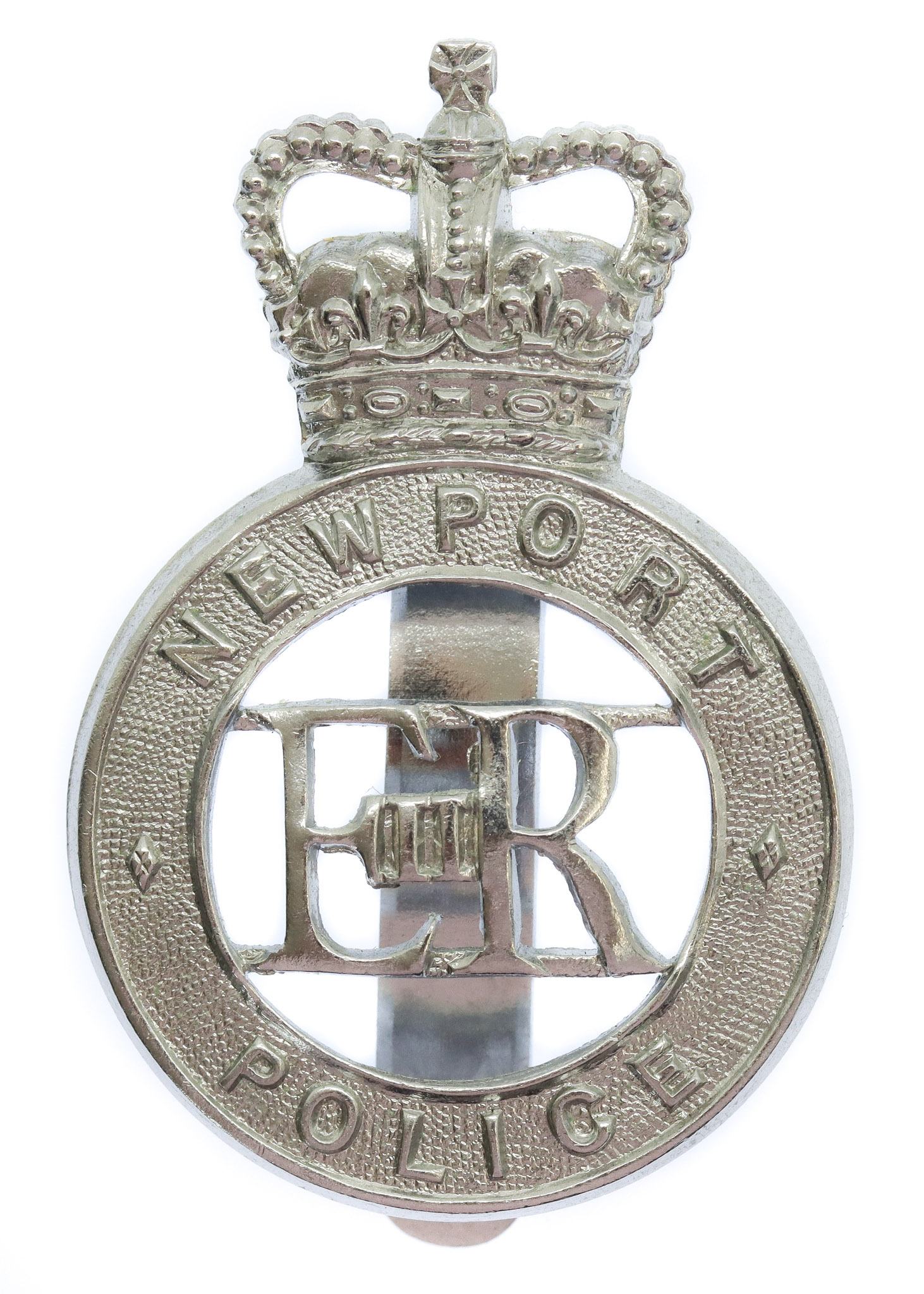Newport Police Cap Badge - Queen's Crown