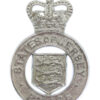 States of Jersey Police Cap Badge - Queen's Crown