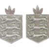 Pair of Guernsey Police Collar Badges