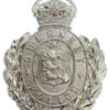 Guernsey Police Wreath Helmet Plate - King's Crown