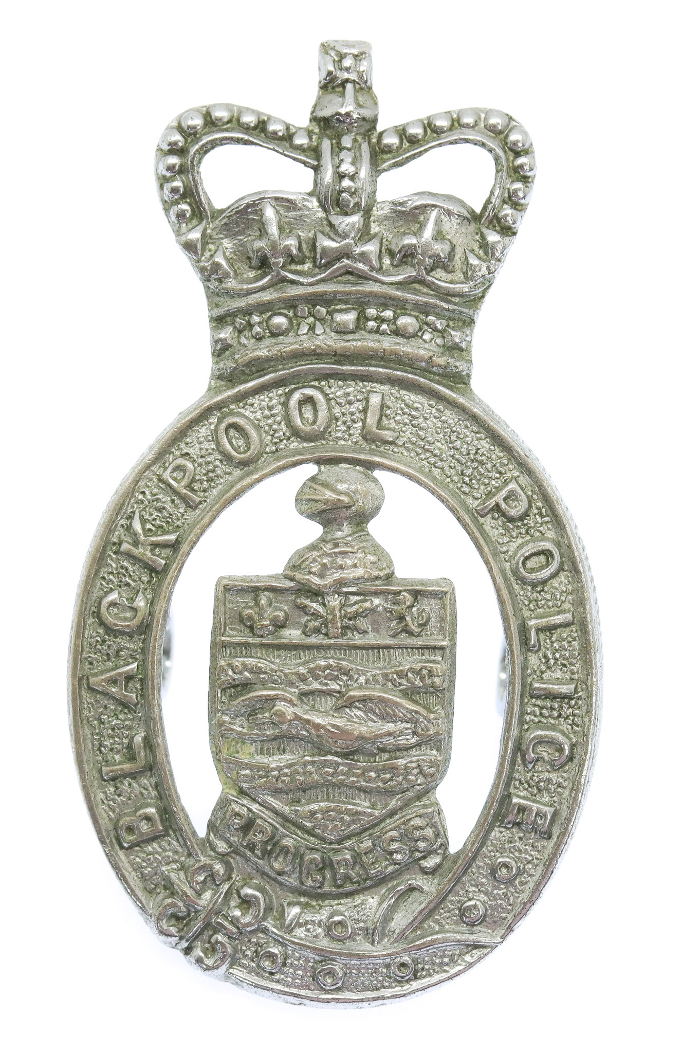 Blackpool Police Cap Badge - Queen's Crown