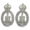 Pair of Blackpool Police Collar Badges - King's Crown