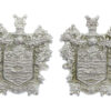 Pair of Blackpool Police Chrome Collar Badges 