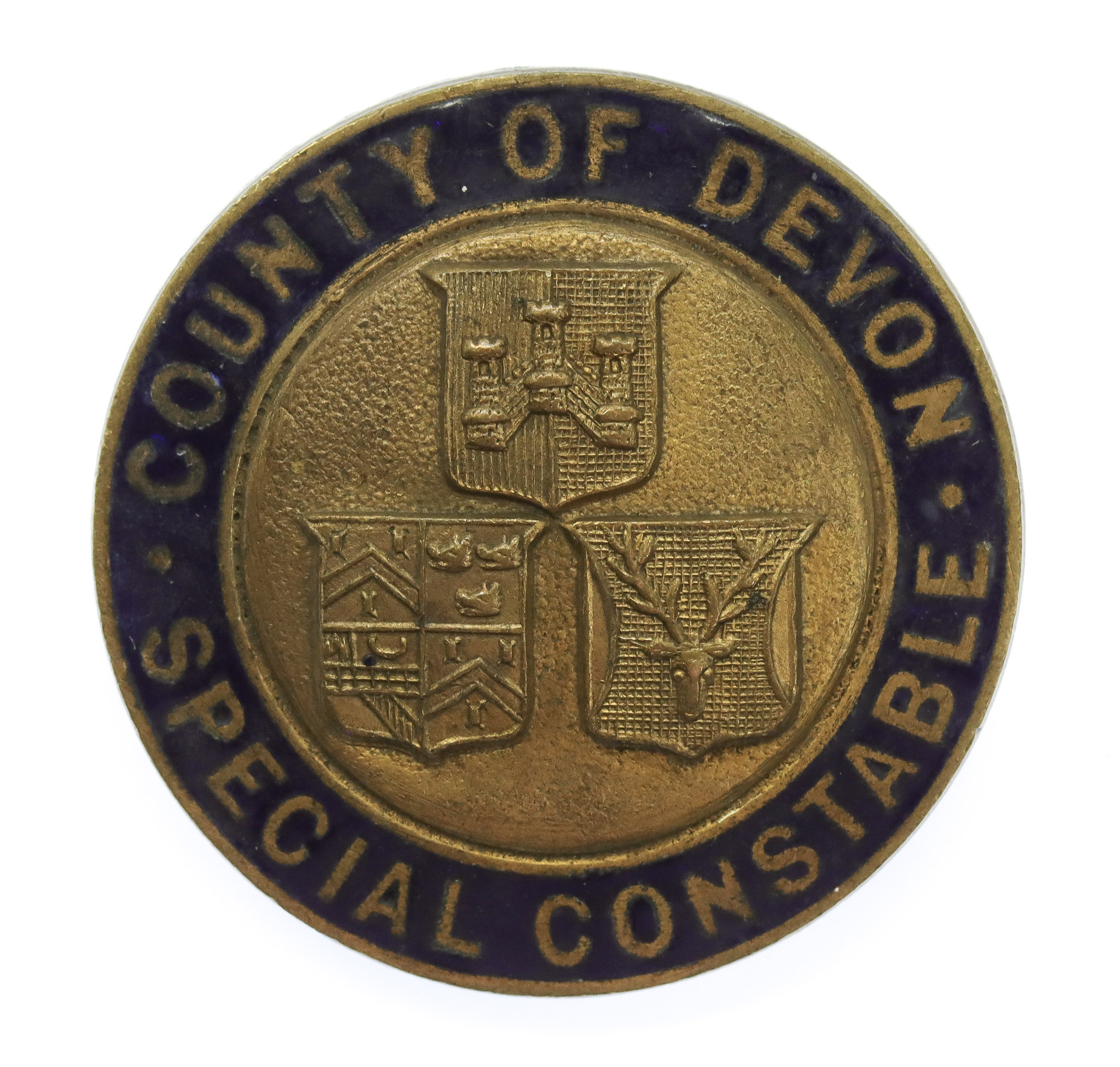 County of Devon Special Constable Enamelled Lapel Badge