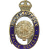 East Suffolk Police Reserve Enamelled Lapel Badge - King's Crown