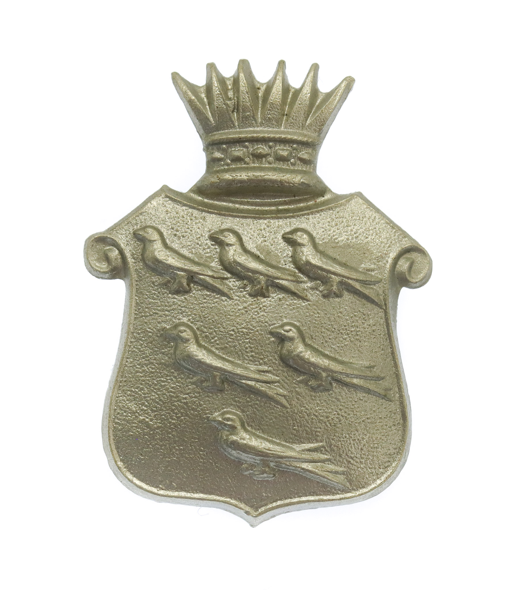 East Sussex Constabulary White Metal Collar Badge