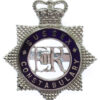 Sussex Constabulary Senior Officer's Enamelled Cap Badge - Queen's Crown