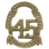 Indian Army 45th Indian Armoured Corps WW2 Headdress Badge