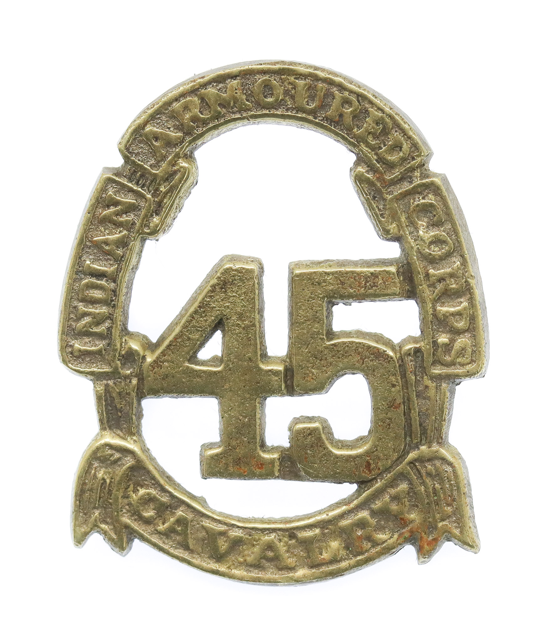 Indian Army 45th Indian Armoured Corps WW2 Headdress Badge