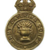 Army Catering Corps Brass Cap Badge - King's Crown