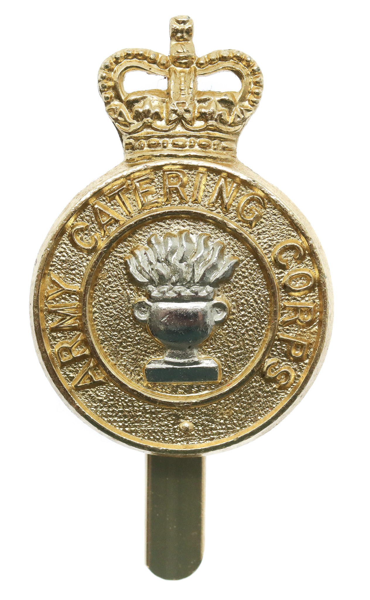 Army Catering Corps Anodised (Staybrite) Cap Badge 