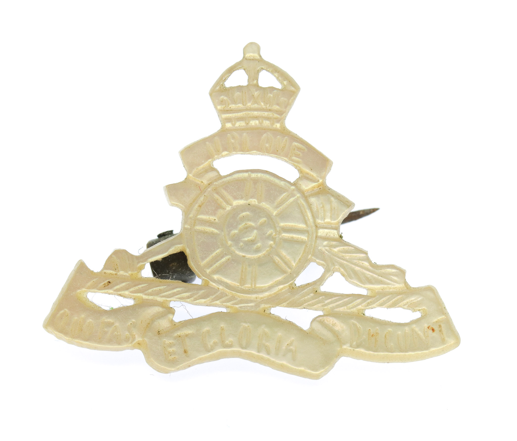 Royal Artillery Mother of Pearl Sweetheart Brooch