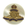 Royal Artillery Sweetheart Brooch - King's Crown