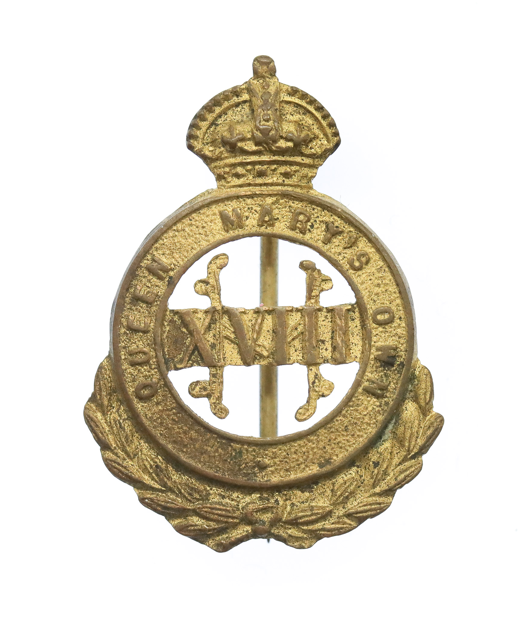 18th Hussars (Queen Mary's Own) Sweetheart Brooch