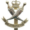 Aden Protectorate Levies Anodised (Staybrite) Cap Badge - Queen's Crown