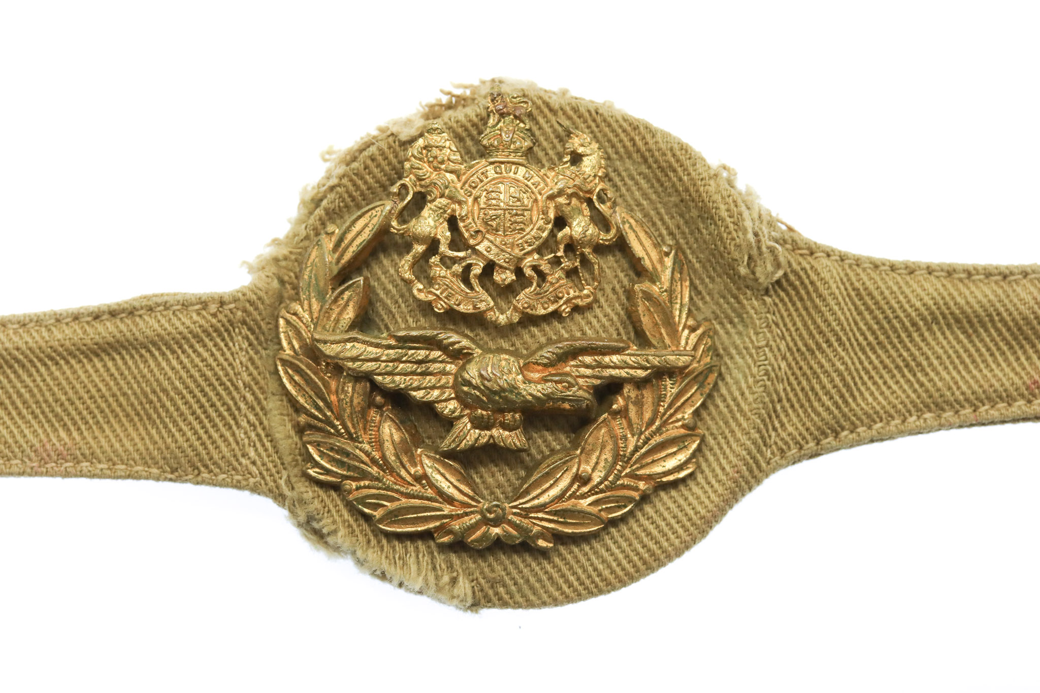 Royal Air Force (R.A.F.) Master Aircrew Rank Badge on Wrist Strap - King's Crown
