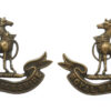Pair of Royal Warwickshire Regiment Officer's Service Dress Collar Badges