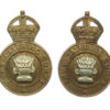 Pair of Army Catering Corps Collar Badges - King's Crown