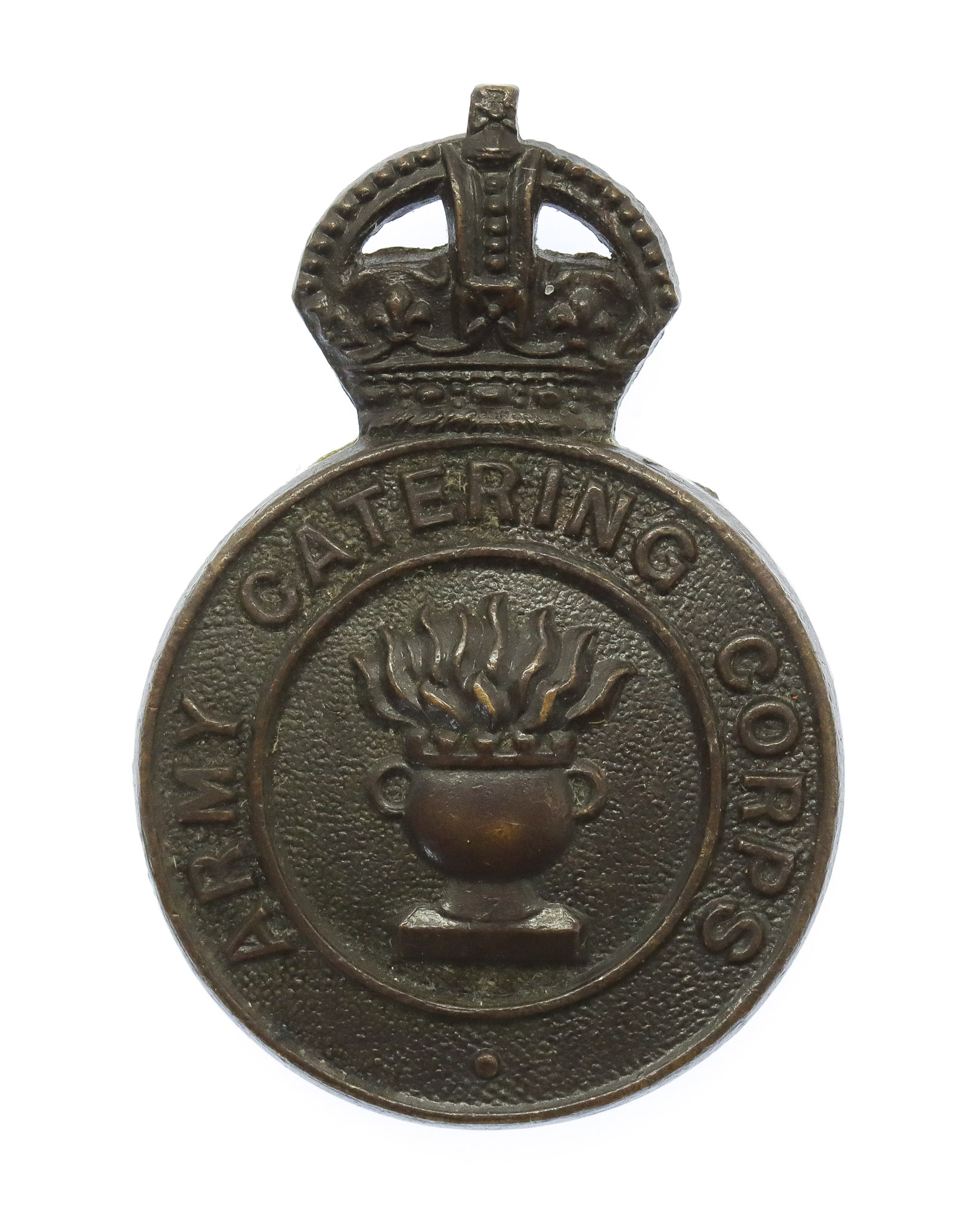 Army Catering Corps Officer's Service Dress Cap Badge - King's Crown