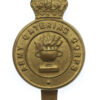 Army Catering Corps Brass Cap Badge - King's Crown