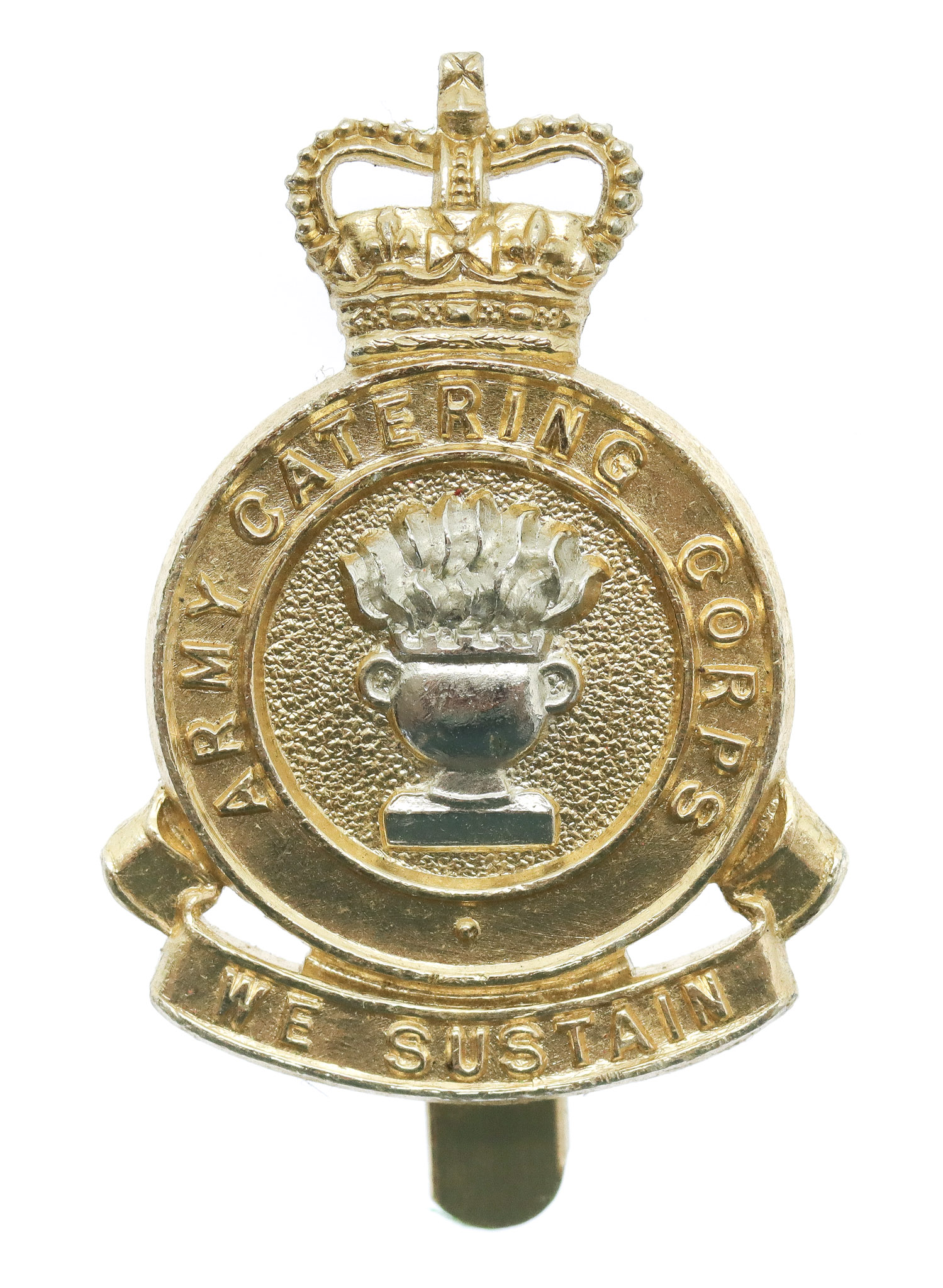 Army Catering Corps  Anodised (Staybrite) Cap Badge