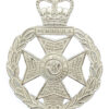 Royal Green Jackets Officer's Dress Cap Badge - Queen's Crown
