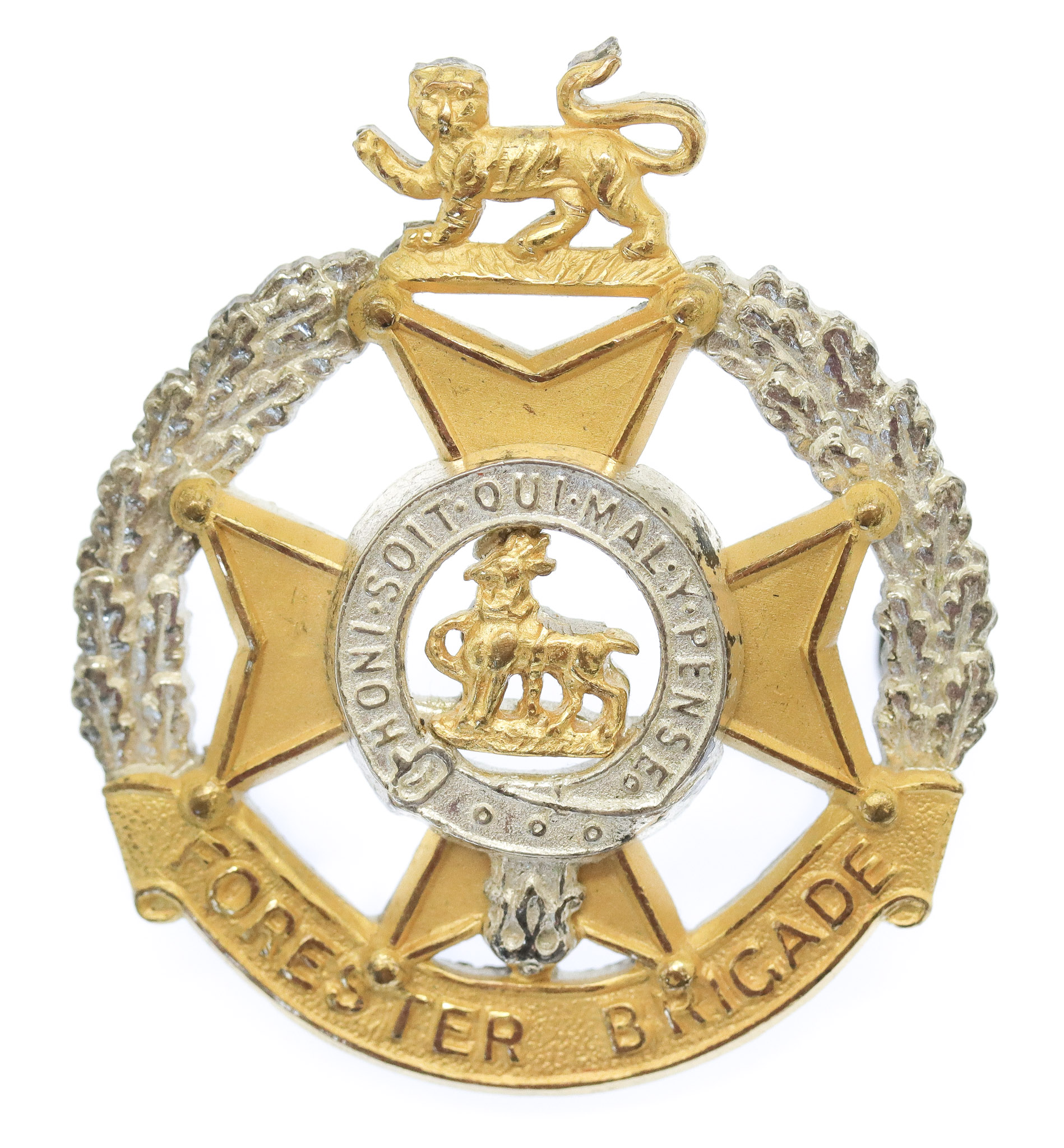 Forester Brigade Officer's Cap Badge