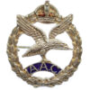 WW2 Army Air Corps Sterling Silver & Enamel Sweetheart Brooch