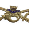 Duke of Cornwall's Light Infantry Cross Sword & Rifle Sweetheart Brooch