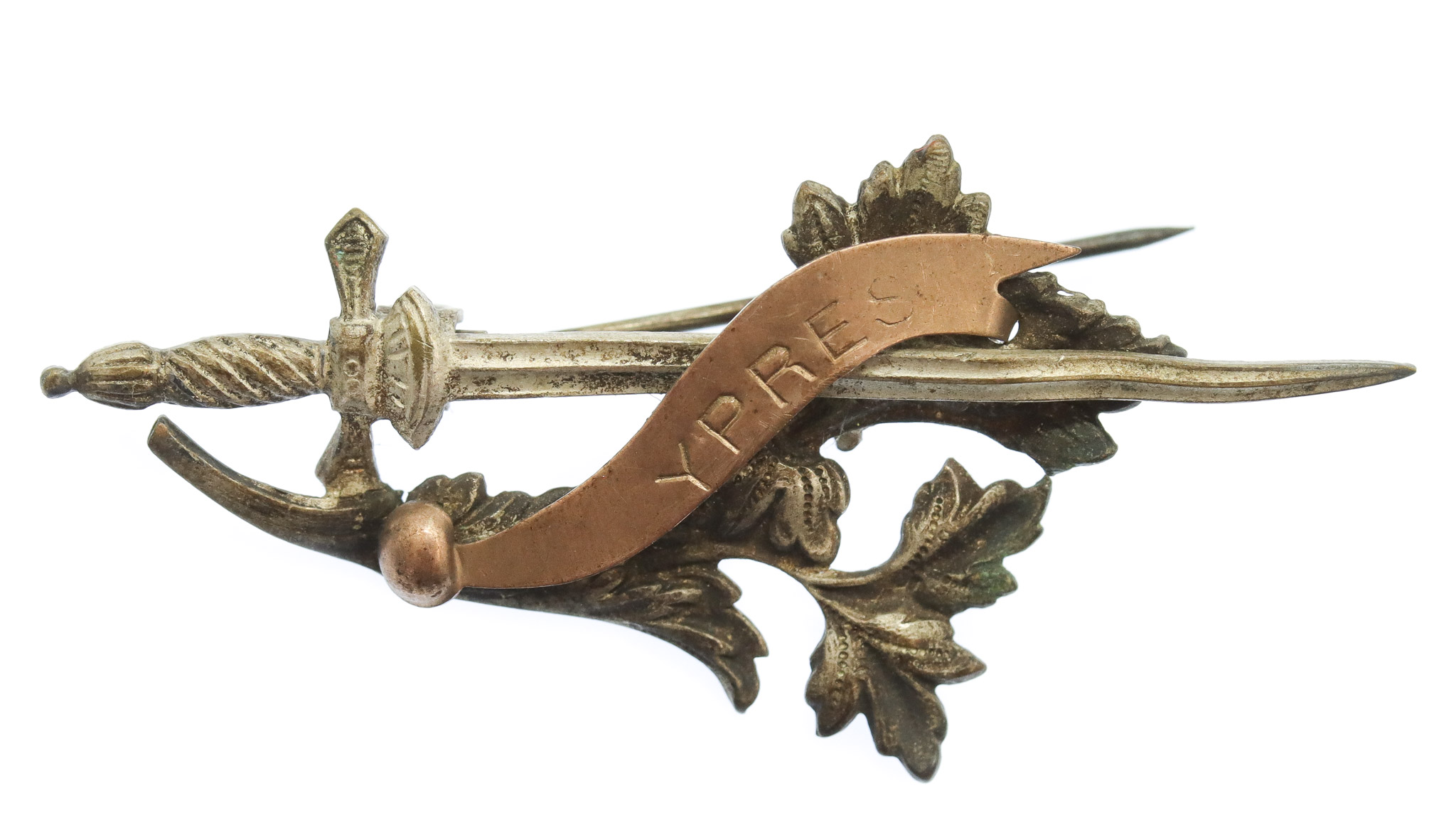 WW1 Battle of Ypres Sweetheart Brooch